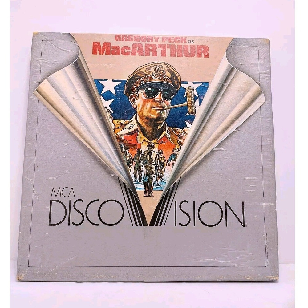 VTG Gregory‎ Peck 1978 MCARTHUR Laser Disc Video Laserdisc Discovision Movie MCA